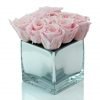 Pink Forever-Roses-in-a-Cube-Vase