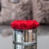 Infinity red rose arrangement